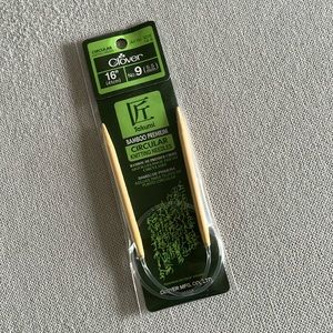 NWT Clover Bamboo Premium Circular Knitting Needles 16"
